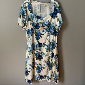 Cider Floral Midi Dress - Size XXL